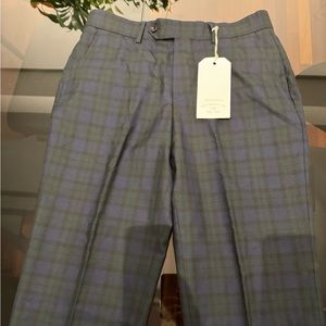 Club Monaco Men’s Trousers Plaid Size 31 NWT
